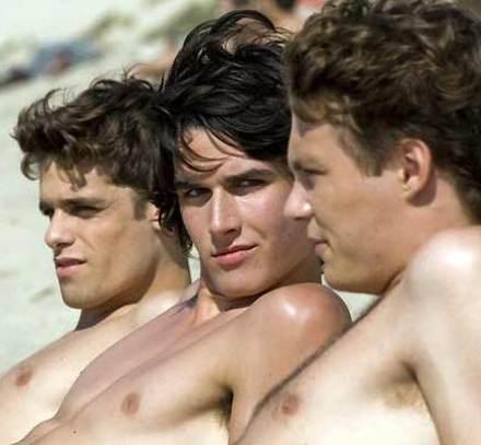 French actor Pierre Boulanger he's the one in the middle will making his