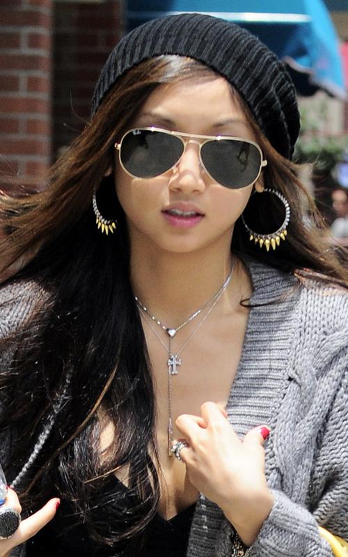 Keeping on top of her flawless looks Brenda Song stepped out to get her 